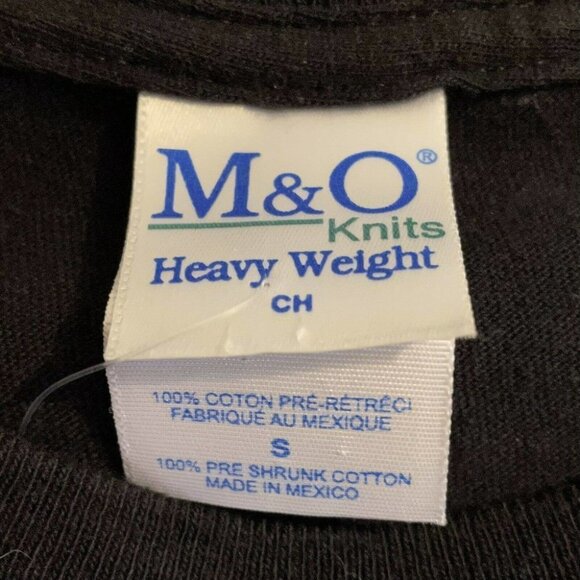 M & O Knits Small Wolf Graphic T Shirt Black Southwest Canada - Picture 6 of 8